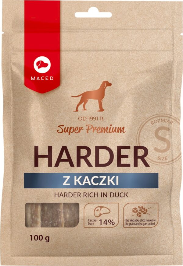 Przysmaki dla psa MACED gryzak harder kaczka S 100g