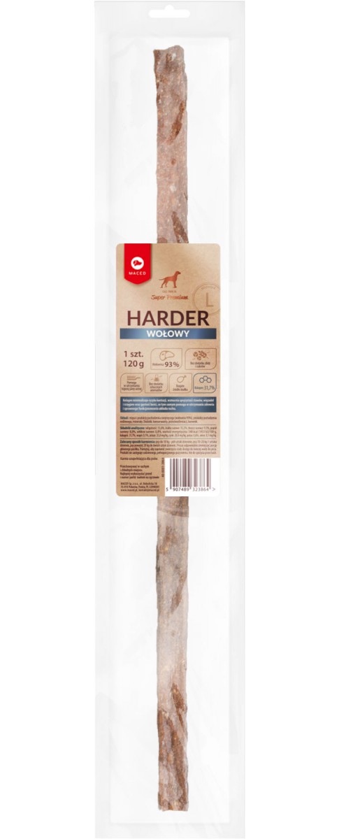 Przysmaki dla psa MACED gryzak harder wołowy L 120g