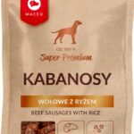 Przysmaki dla psa MACED kabanosy wołowe z ryżem 100g