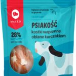Przysmaki dla psa MACED kostki wapienne oblane kurczakiem 500g