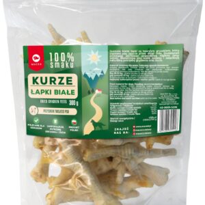 Przysmaki dla psa MACED kurze łapki białe 300g