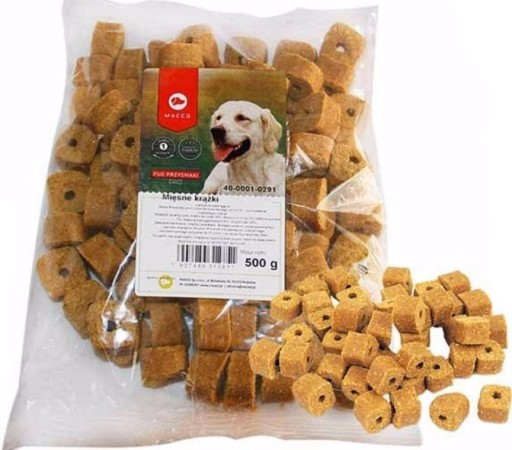 Przysmaki dla psa MACED mięsne krążki kurczak 500g Przysmaki dla psa MACED mięsne krążki kurczak 500g