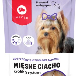 Przysmaki dla psa MACED mini mięsne ciacho królik ryż 60g