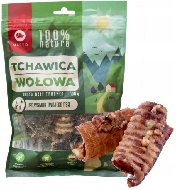 Przysmaki dla psa MACED tchawica wołowa 100g