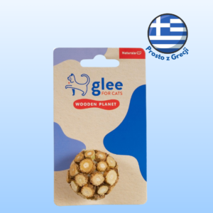 Zabawka dla kota GLEE drewniana planeta 4cm