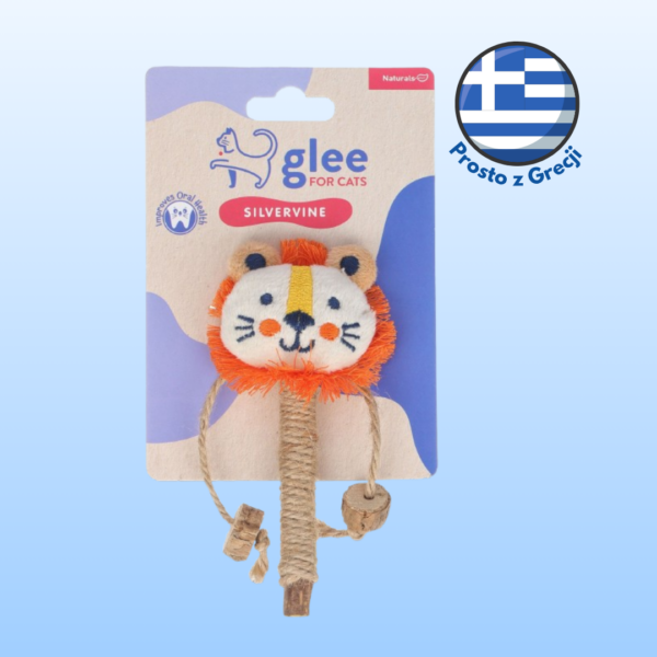 Zabawka dla kota GLEE lew z matatabi 14cm Zabawka dla kota GLEE lew z matatabi 14cm