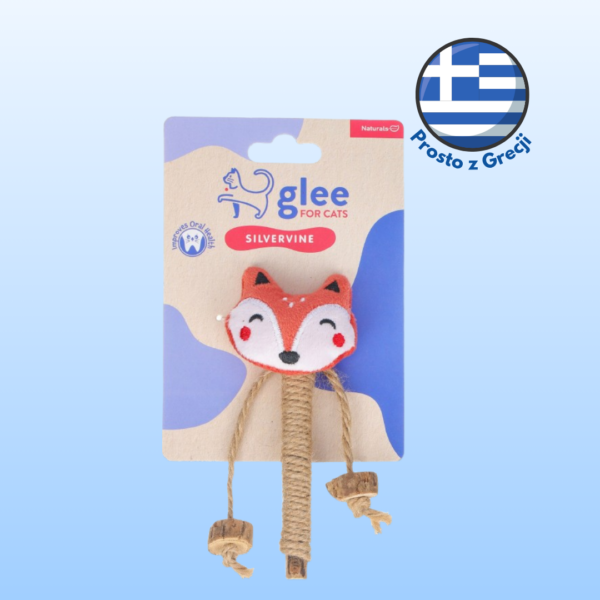 Zabawka dla kota GLEE lisek z matatabi 14cm