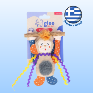 Zabawka dla kota GLEE małpka z matatabi 15cm