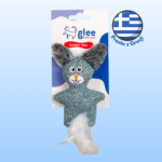 Zabawka dla kota GLEE pluszowy królik 12cm