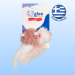 Zabawki dla kota GLEE owcze myszki z kocimiętką 2szt 6cm