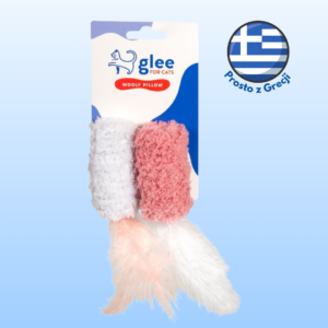Zabawki dla kota GLEE wełniane poduszki 2szt 7cm