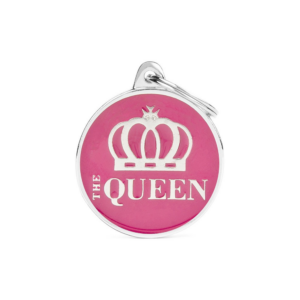 Zawieszka MY FAMILY charms krążek queen L + grawer gratis